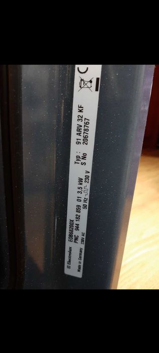 Używany Piekarnik Electrolux EOB68200X, części