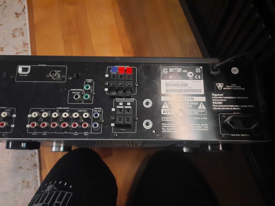 Amplituner Philips plus kolumny Sony 150W