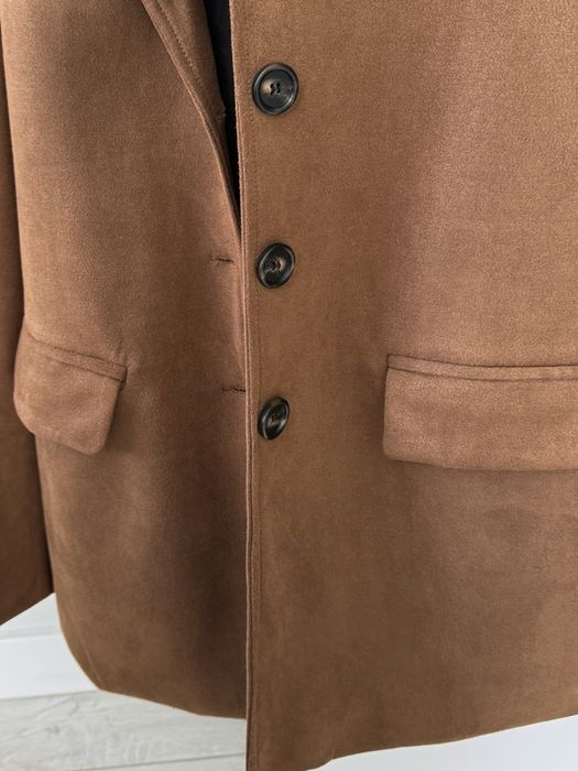 Жакет замшевий коричневий