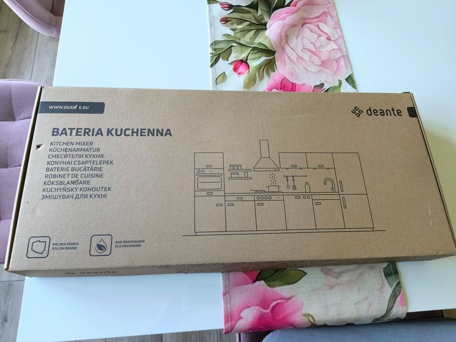Bateria kuchenna Deante złota nowa