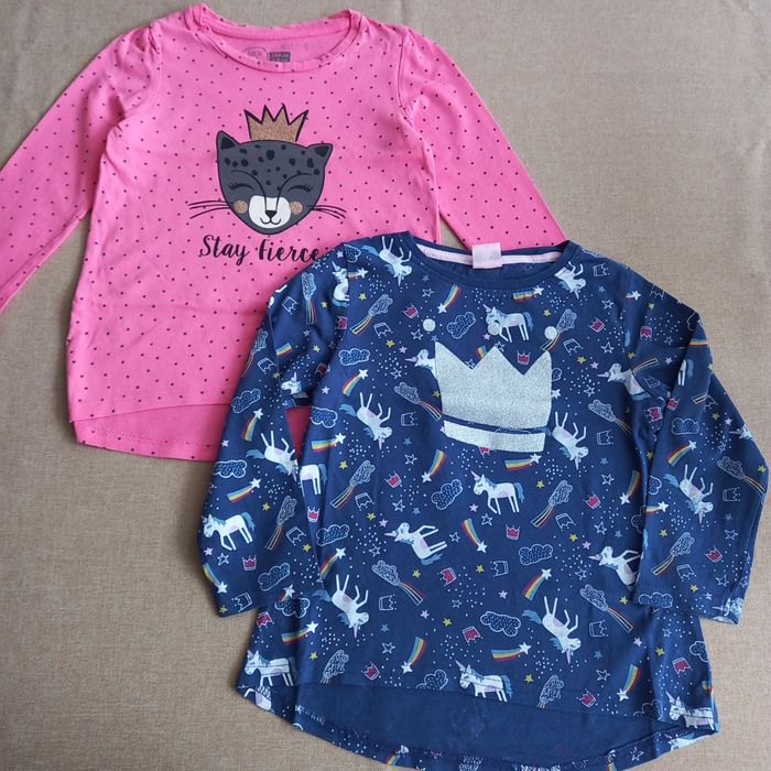 Bluzki, tuniki dziewczęce, r. 104 Zestaw