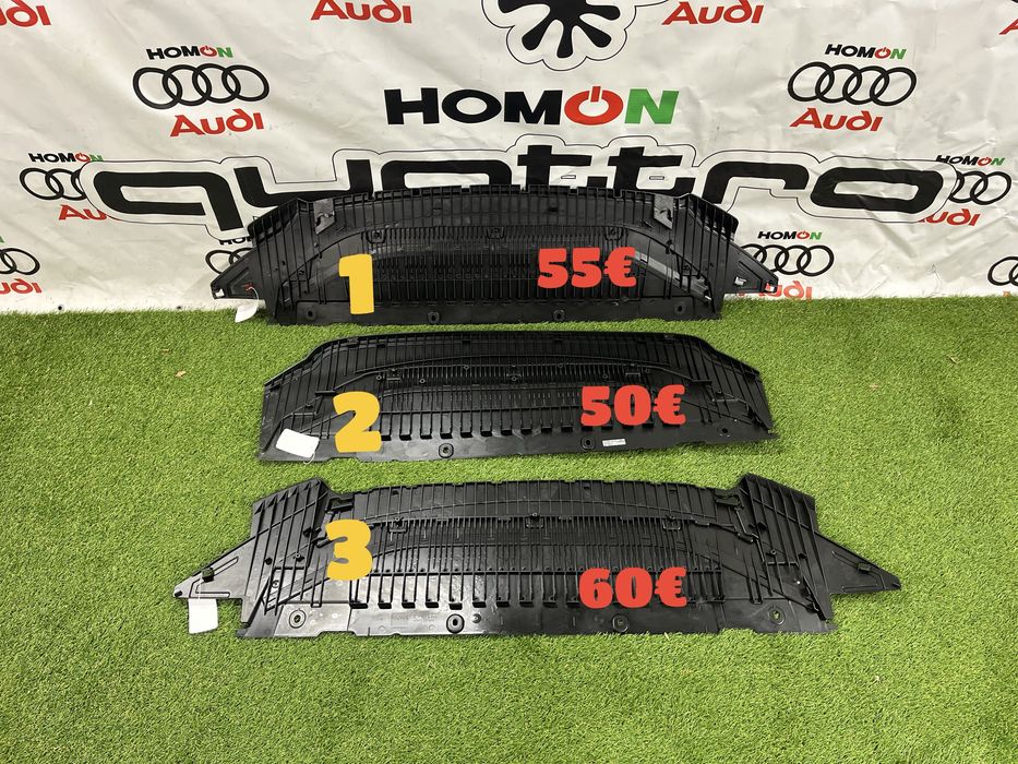 Защита днища бампера Audi A6 C7 захист під бампер Ауді