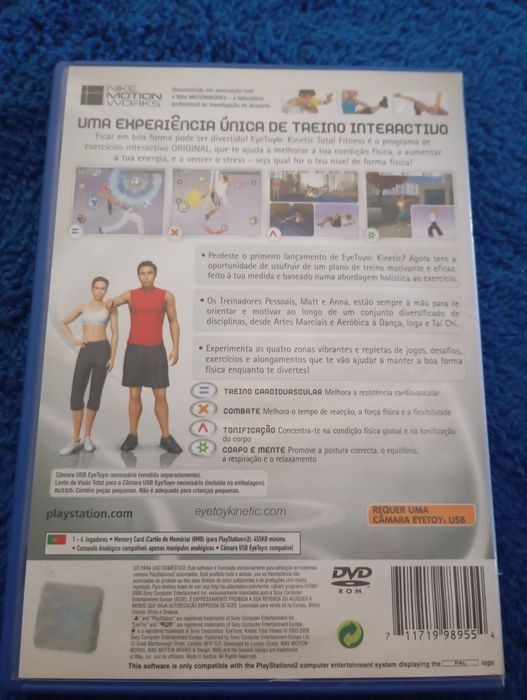 Kinect Total Fitness Ps2