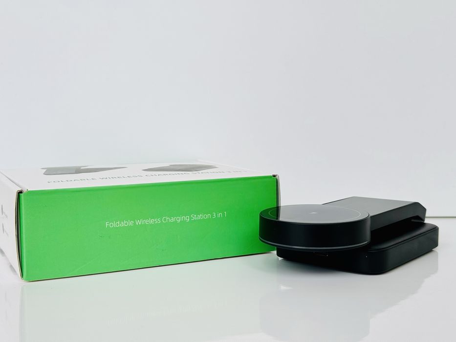 Магнітна бездротова зарядка зарядний пристрій адаптер станція