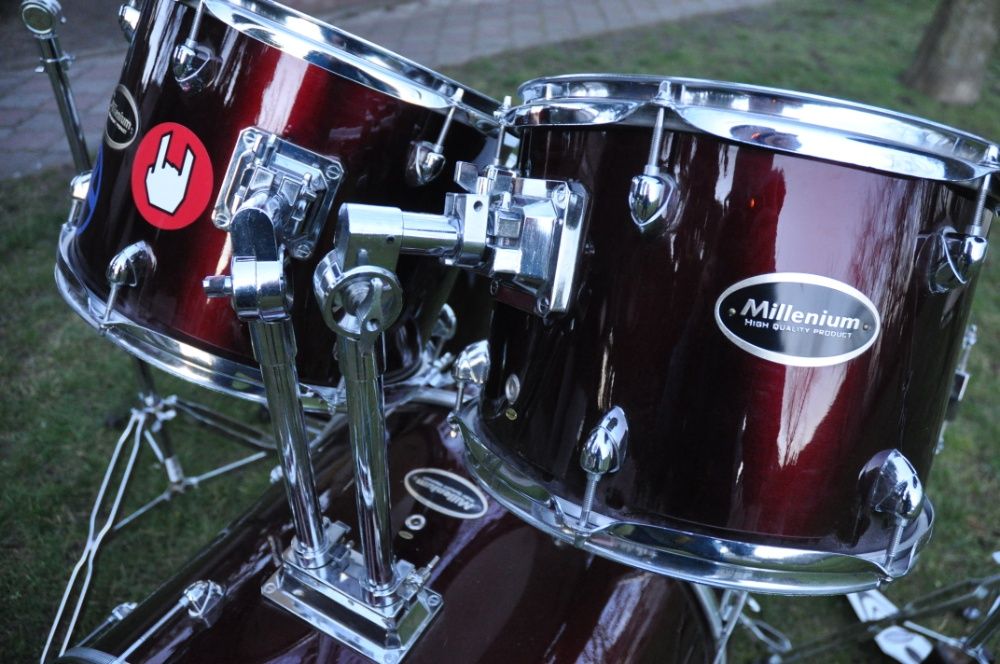 Kompletna perkusja z drewna brzozowego!