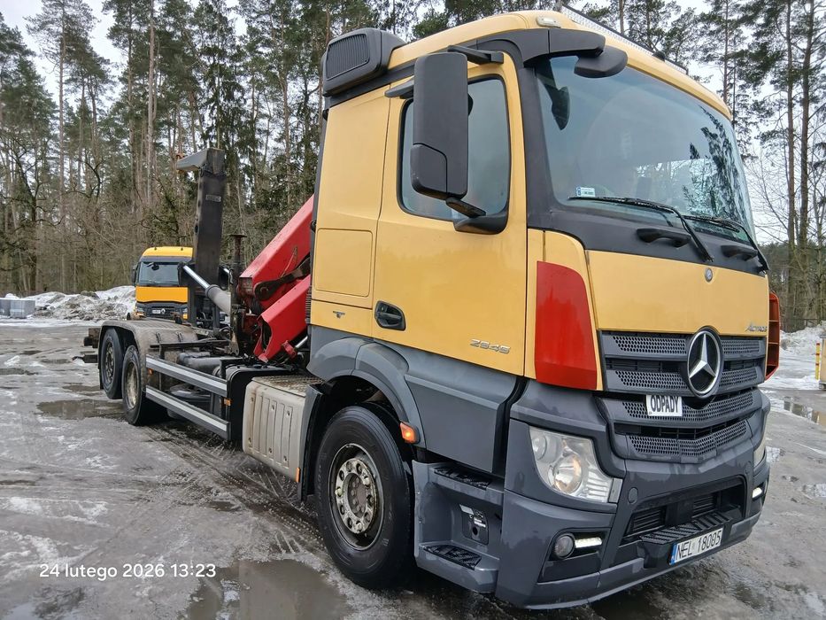 Mercedes-Benz Actros  hak Meiller + hds HMF 2015 r.