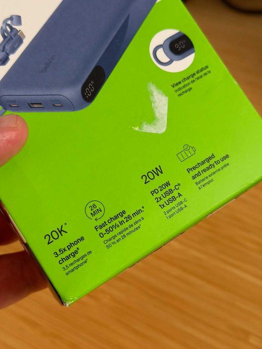 Belkin BoostCharge Power Bank 20K with Display (bateria externa)