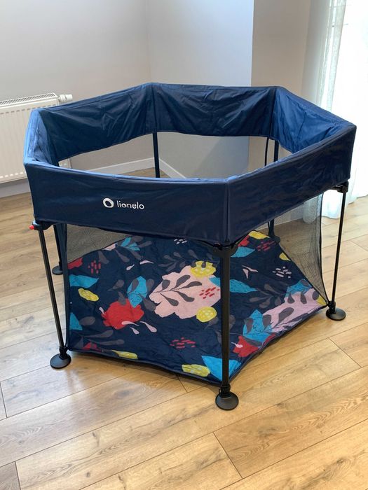 Манеж дитячий Lionelo Roel Blue Navy