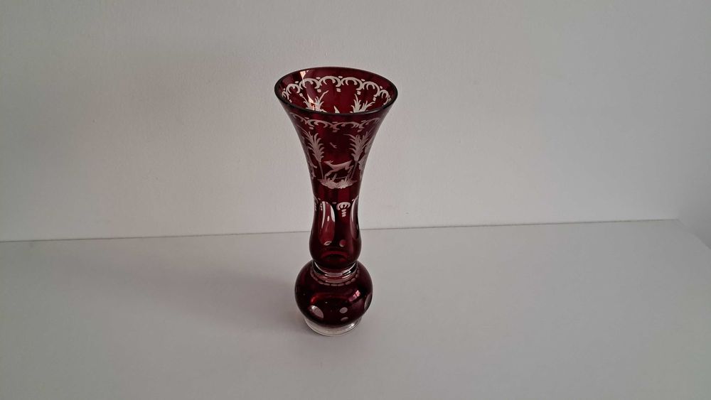 Wazon Rubinowy Bohemia