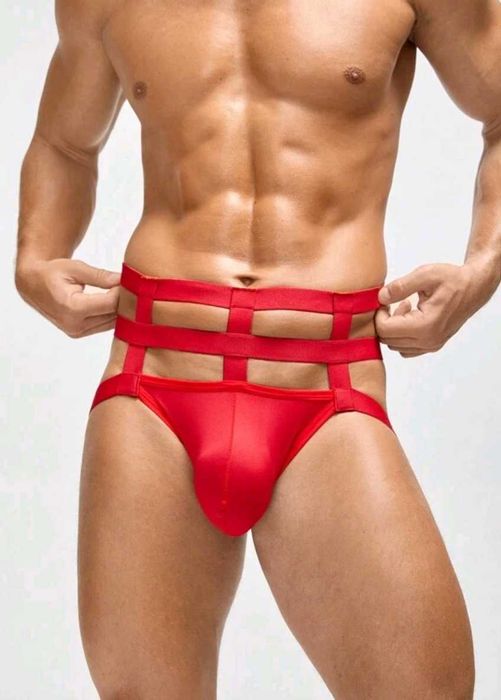 Bielizna męska jockstrap z gumkami XL