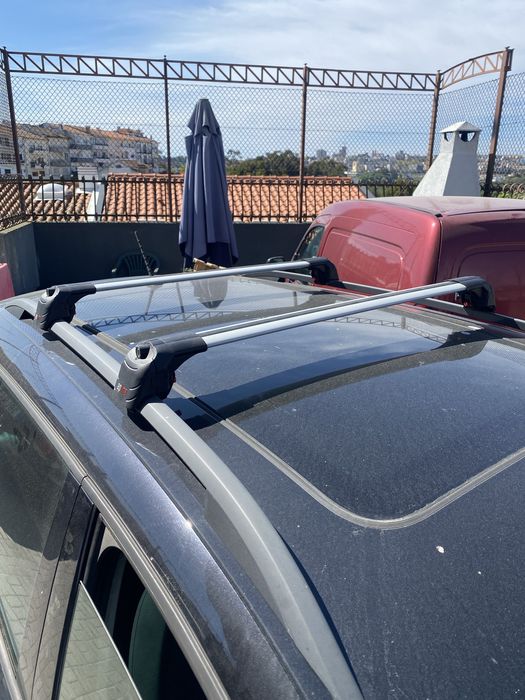 Barras de tejadilho Apline universais com chave