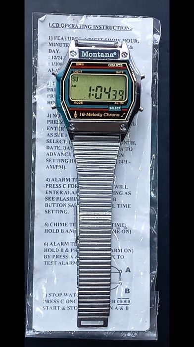 Zegarek Montana z melodyjkami