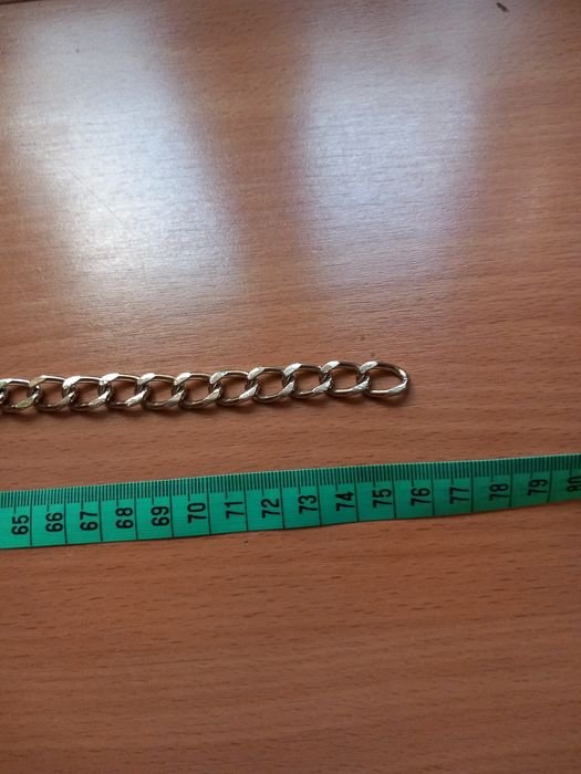 Łańcuszek złoty metal