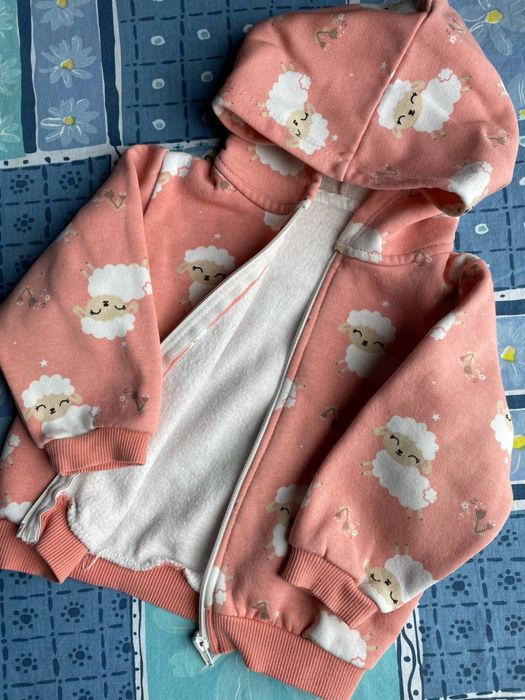 Дитячі утеплені кофточки 80-86