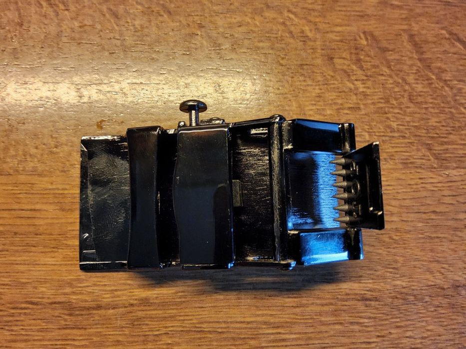 Klamra do paska metalowa nowa folia top