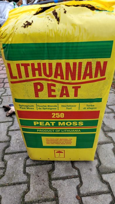 Torf kwaśny litewski pod borówkę 250 l