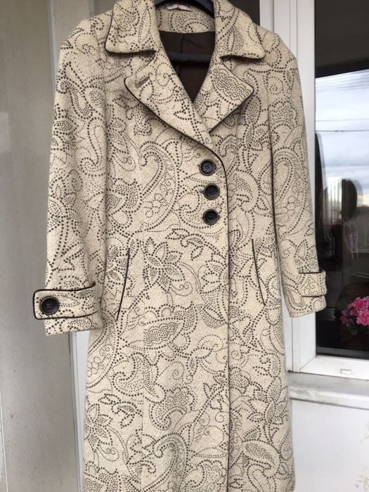 Плащ демисезонный, Пальто осеннее нат шерсть, р. 46(38-40/М)