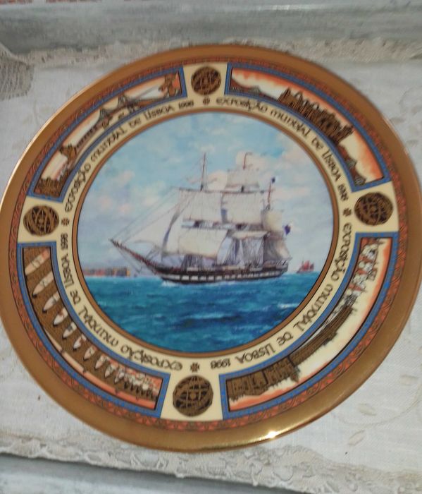Prato de exposição marinha LIsboa 1998