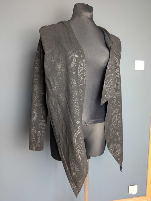 Killstar Unholy Sabbath Crop Hoodie narzutka gotycka kardigan kaptur