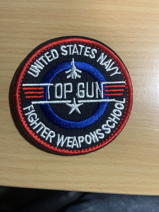 Top Gun patch velcro e pins espectactulo!