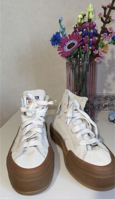 Converse chuck taylor all star cruise натуральна шкіра,замш,сірі 40