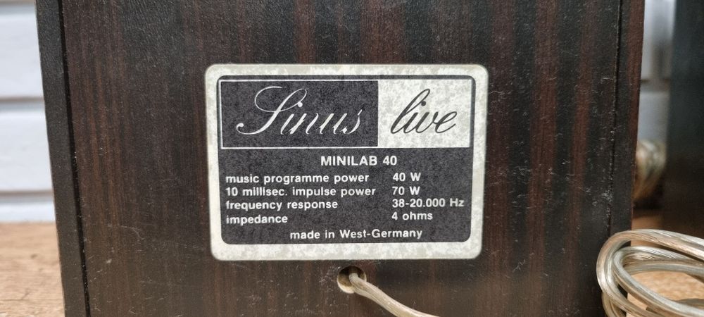 Kolumny monitory SINUS Live Minilab 40