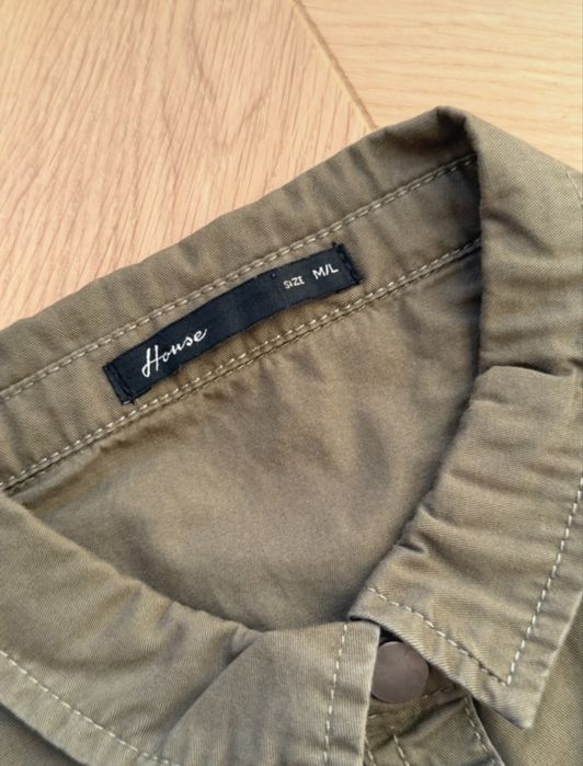 Ciemnozielona koszula z różą House M/L