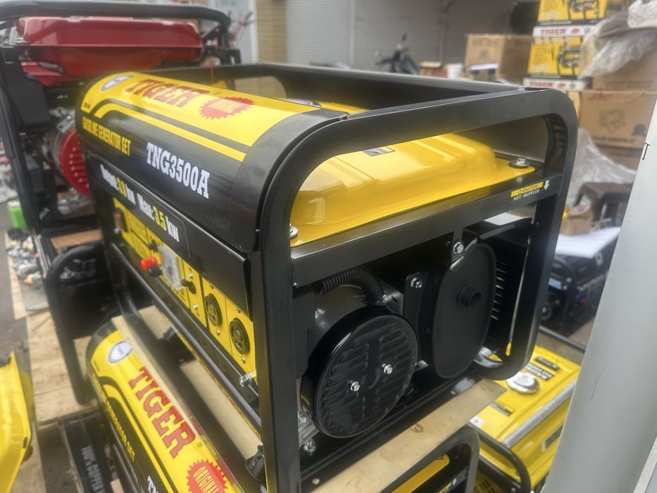 Генератор TIGER газ/бензин 3.2-3.5 квт медь доставка бесплатная