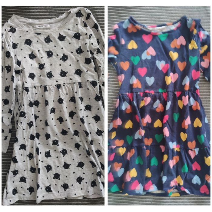 Sukienka H&M jesień tunika hm rozm.134 140