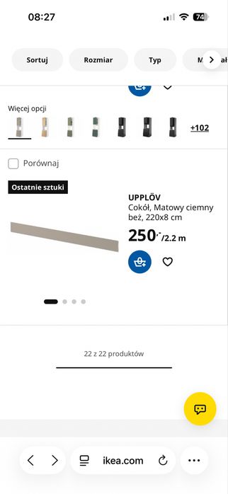 Kuchnia IKEA jasny beż / kaszmir + blat + okap + zlew meble kuchenne