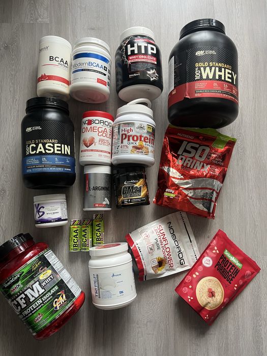 Спортивне харчування та добавки: протеїн, BCAA, передтрен, вітаміни