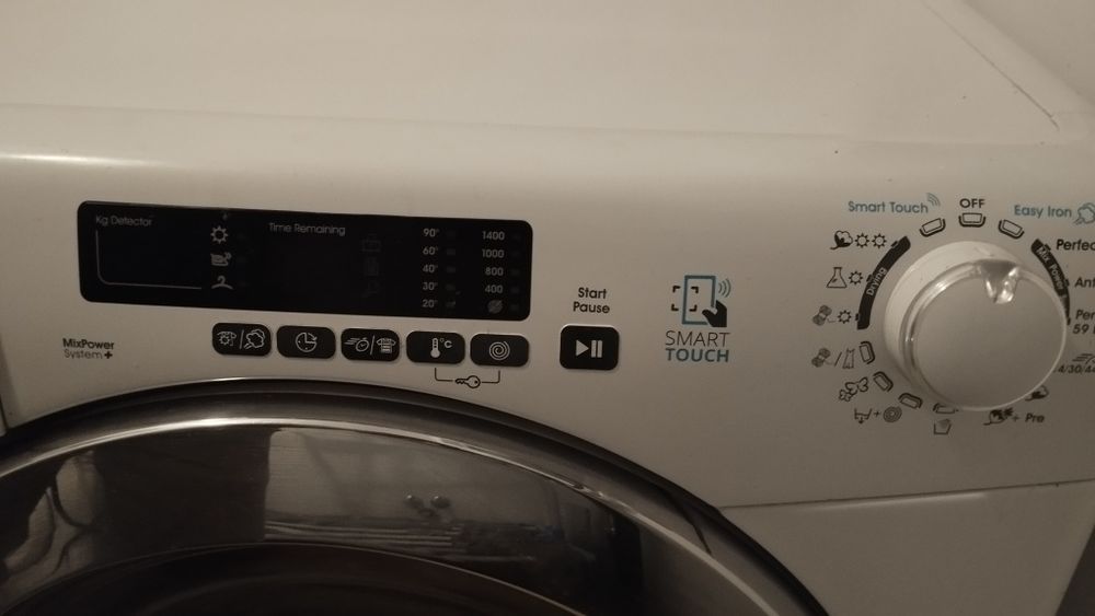 USZKODZONA Pralko-suszarka Candy GVSW4 465DWC/2-S | Nie włącza się pra