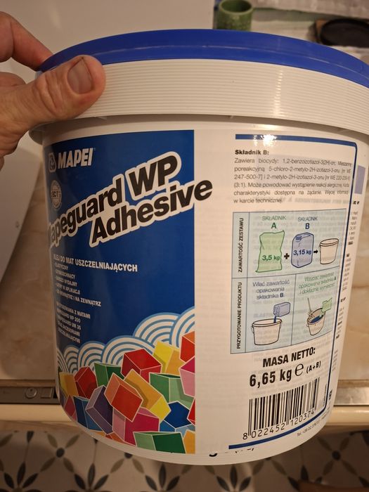 Klej do hydroizolacji Mapei Mapeguard WP Adhesive 1.5kg +1.4 kg