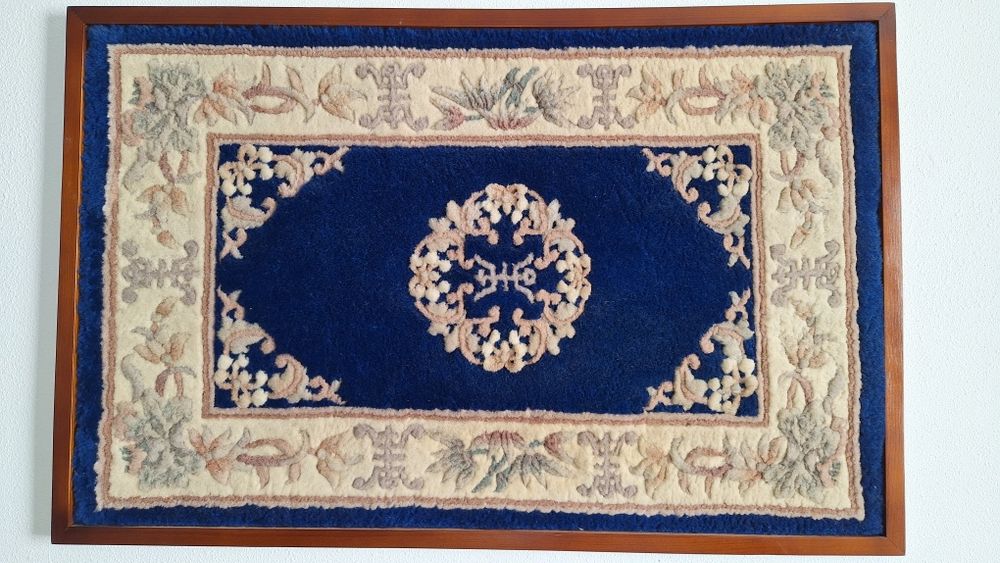 Tapete chinês emoldurado