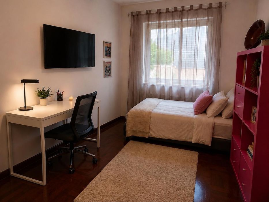 Quarto moderno e confortável em Olival Basto — perto de Lisboa