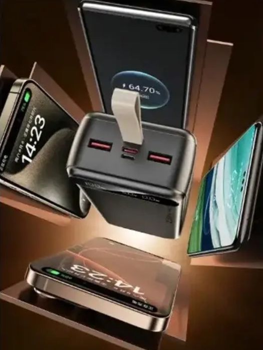 Портативний повербанк AWEI PA-12 30тис 100000 зі швидкою зарядкою 22.5