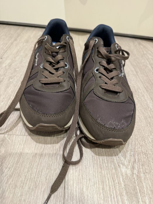 Tenis pepe jeans como novos castanhos