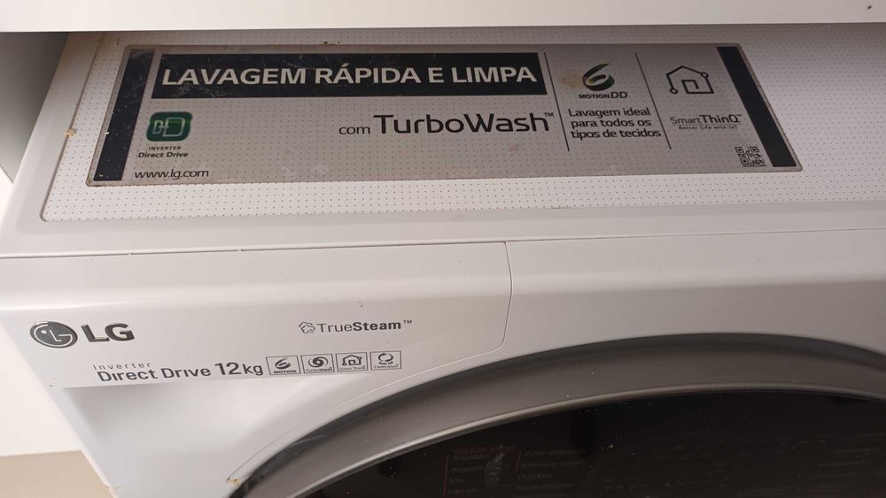 Maquina  de lavar roupa LG 12kg A+++