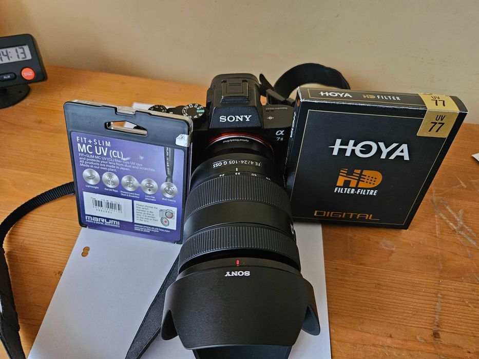 Sprzedam Aparat Sony A7ii z obiektywem Sony FE4/24-105 OSS .