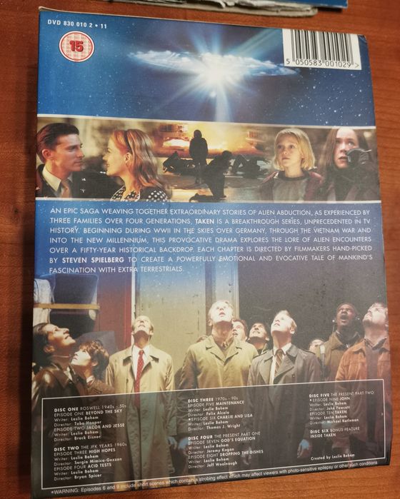 Steven Spielberg Série TV Taken Digipack com 6 discos