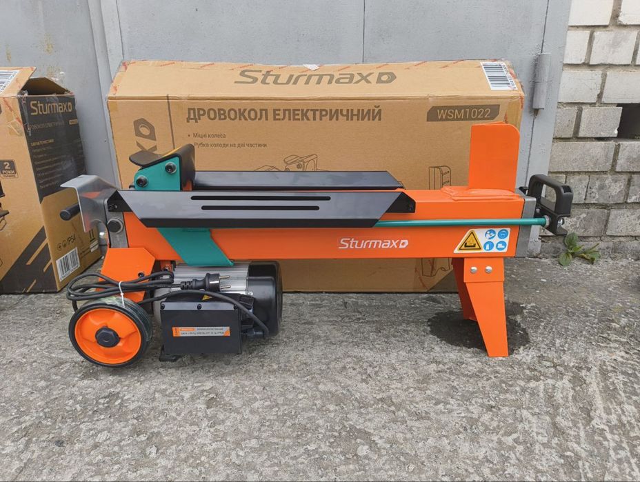 Дровокол електричний 5 тонн 2200 Вт Sturmax WSM1022 колун дров
