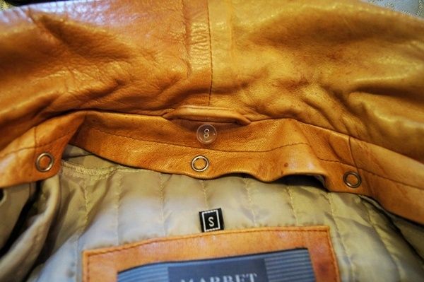 Płaszcz 100% skóra Camel Marbet jak nowy S 36