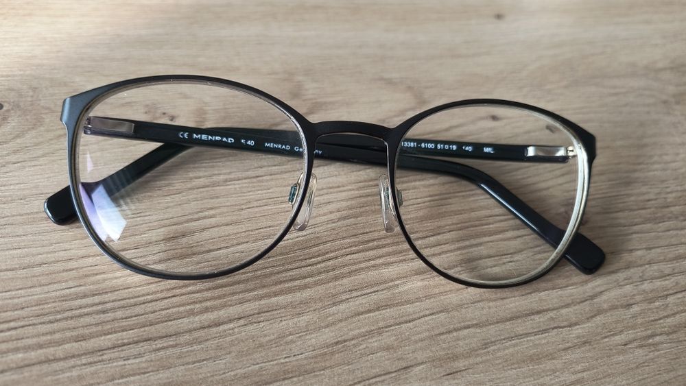Okulary korekcyjne Menrad + szkła Hoya