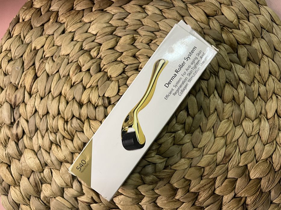 Minoxidil kirkland caixa selada + dermaroler