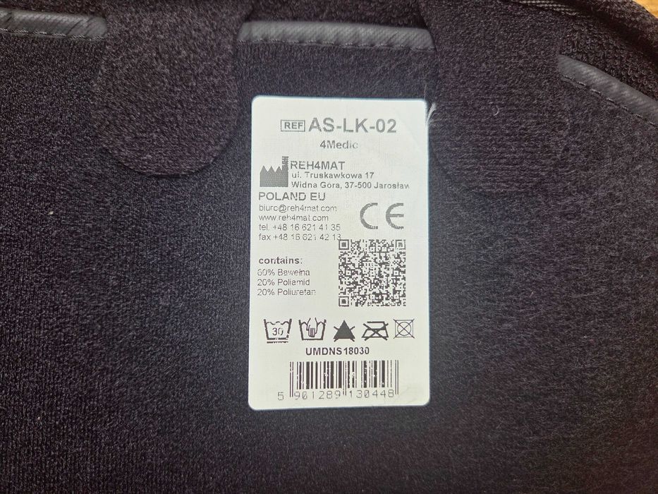 Orteza Pas Lędźwiowy Stefda / Reh4Mat AS-LK-02 XXL Gorset Ortopedyczny