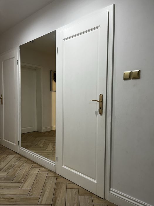 Drzwi drewniane bezprzylgowe dębowe, futryny regulowane KAŻDY WYMIAR