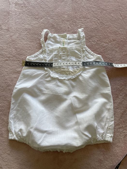 Fofo / Jardineiras de Bebé Benetton Baby 0-12m Como Novo