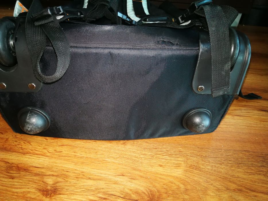 Trend Line Plecak Tornister na kółkach do szkoły szary czarny