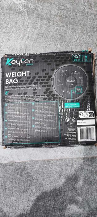 Worek 3kg obciążeniowy treningowy Kaytan sports