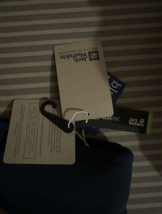 повязка Jack Wolfskin  синя оригинал